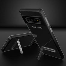 Cargar imagen en el visor de la galería, Galaxy S10+ Plus Case, PUNKcase [LUCID 3.0 Series] [Slim Fit] [Clear Back] Armor Cover w/ Integrated Screen Protector (Color in image: Grey)
