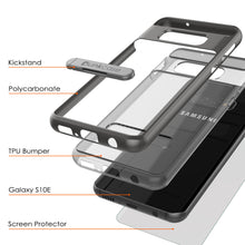 Cargar imagen en el visor de la galería, Galaxy S10e Case, PUNKcase [LUCID 3.0 Series] [Slim Fit] Armor Cover w/ Integrated Screen Protector [Grey] (Color in image: Blue)
