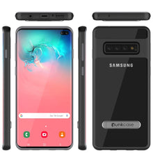 Cargar imagen en el visor de la galería, Galaxy S10+ Plus Case, PUNKcase [LUCID 3.0 Series] [Slim Fit] [Clear Back] Armor Cover w/ Integrated Screen Protector (Color in image: Silver)
