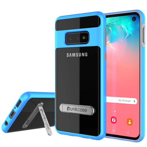 Galaxy S10e Case, PUNKcase [LUCID 3.0 Series] [Slim Fit] Armor Cover w/ Integrated Screen Protector [Blue] (Color in image: Blue)