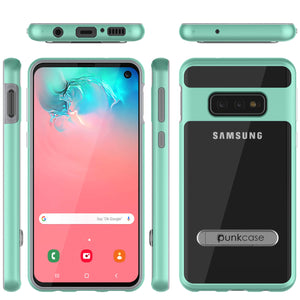 Galaxy S10e Case, PUNKcase [LUCID 3.0 Series] [Slim Fit] Armor Cover w/ Integrated Screen Protector [Teal] (Color in image: Rose Gold)