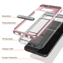 Cargar imagen en el visor de la galería, Galaxy S10e Case, PUNKcase [LUCID 3.0 Series] [Slim Fit] Armor Cover w/ Integrated Screen Protector [Rose Gold] (Color in image: Blue)
