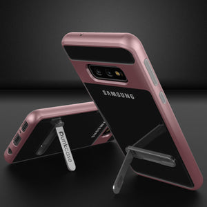 Galaxy S10e Case, PUNKcase [LUCID 3.0 Series] [Slim Fit] Armor Cover w/ Integrated Screen Protector [Rose Gold] (Color in image: Gold)