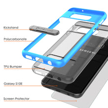 Cargar imagen en el visor de la galería, Galaxy S10e Case, PUNKcase [LUCID 3.0 Series] [Slim Fit] Armor Cover w/ Integrated Screen Protector [Blue] (Color in image: Gold)

