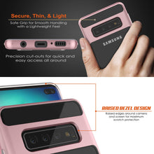 Cargar imagen en el visor de la galería, Galaxy S10+ Plus Case, PUNKcase [LUCID 3.0 Series] [Slim Fit] Armor Cover w/ Integrated Screen Protector [Rose Gold] (Color in image: Black)
