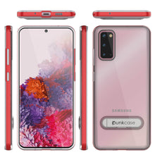 Cargar imagen en el visor de la galería, Galaxy S20 Case, PUNKcase [LUCID 3.0 Series] [Slim Fit] Armor Cover w/ Integrated Screen Protector [Red] (Color in image: Silver)
