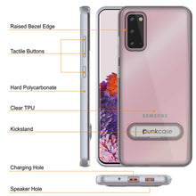 Cargar imagen en el visor de la galería, Galaxy S20 Case, PUNKcase [LUCID 3.0 Series] [Slim Fit] Armor Cover w/ Integrated Screen Protector [Silver] (Color in image: Grey)

