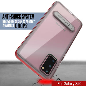 Galaxy S20 Case, PUNKcase [LUCID 3.0 Series] [Slim Fit] Armor Cover w/ Integrated Screen Protector [Red] (Color in image: Blue)