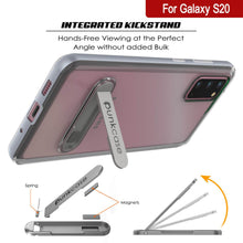 Cargar imagen en el visor de la galería, Galaxy S20 Case, PUNKcase [LUCID 3.0 Series] [Slim Fit] Armor Cover w/ Integrated Screen Protector [Silver] (Color in image: Gold)
