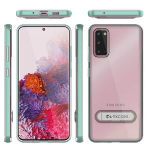 Galaxy S20 Case, PUNKcase [LUCID 3.0 Series] [Slim Fit] Armor Cover w/ Integrated Screen Protector [Teal] (Color in image: Rose Gold)