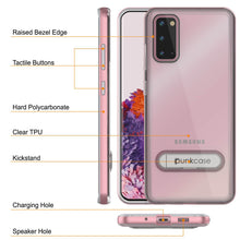 Cargar imagen en el visor de la galería, Galaxy S20 Case, PUNKcase [LUCID 3.0 Series] [Slim Fit] Armor Cover w/ Integrated Screen Protector [Rose Gold] (Color in image: Grey)
