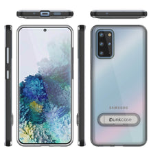 Load image into Gallery viewer, Galaxy S20+ Plus Case, PUNKcase [LUCID 3.0 Series] [Slim Fit] Armor Cover w/ Integrated Screen Protector [Black] (Color in image: Silver)
