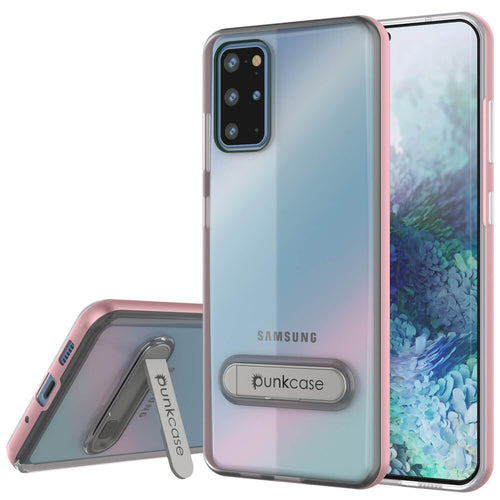 Galaxy S20+ Plus Case, PUNKcase [LUCID 3.0 Series] [Slim Fit] Armor Cover w/ Integrated Screen Protector [Rose Gold] (Color in image: Rose Gold)