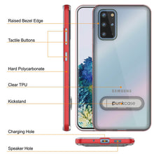 Load image into Gallery viewer, Galaxy S20+ Plus Case, PUNKcase [LUCID 3.0 Series] [Slim Fit] Armor Cover w/ Integrated Screen Protector [Red] (Color in image: Grey)
