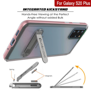 Galaxy S20+ Plus Case, PUNKcase [LUCID 3.0 Series] [Slim Fit] Armor Cover w/ Integrated Screen Protector [Rose Gold] (Color in image: Gold)