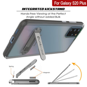 Galaxy S20+ Plus Case, PUNKcase [LUCID 3.0 Series] [Slim Fit] Armor Cover w/ Integrated Screen Protector [Grey] (Color in image: Gold)