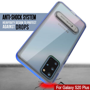Galaxy S20+ Plus Case, PUNKcase [LUCID 3.0 Series] [Slim Fit] Armor Cover w/ Integrated Screen Protector [Blue] (Color in image: Gold)