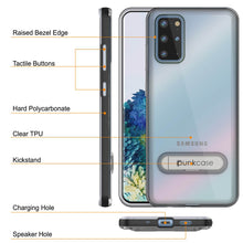 Load image into Gallery viewer, Galaxy S20+ Plus Case, PUNKcase [LUCID 3.0 Series] [Slim Fit] Armor Cover w/ Integrated Screen Protector [Black] (Color in image: Red)
