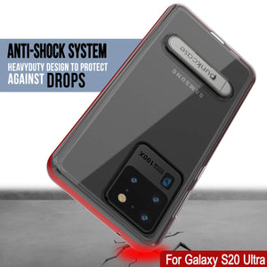 Galaxy S20 Ultra Case, PUNKcase [LUCID 3.0 Series] [Slim Fit] Armor Cover w/ Integrated Screen Protector [Red] (Color in image: Blue)