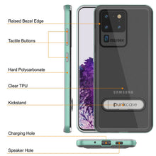 Load image into Gallery viewer, Galaxy S20 Ultra Case, PUNKcase [LUCID 3.0 Series] [Slim Fit] Armor Cover w/ Integrated Screen Protector [Teal] (Color in image: Grey)

