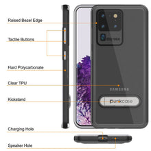 Load image into Gallery viewer, Galaxy S20 Ultra Case, PUNKcase [LUCID 3.0 Series] [Slim Fit] Armor Cover w/ Integrated Screen Protector [Black] (Color in image: Red)
