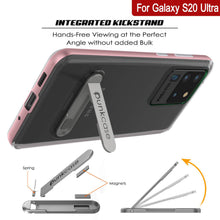 Load image into Gallery viewer, Galaxy S20 Ultra Case, PUNKcase [LUCID 3.0 Series] [Slim Fit] Armor Cover w/ Integrated Screen Protector [Rose Gold] (Color in image: Gold)
