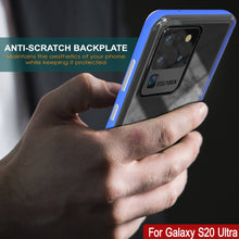 Load image into Gallery viewer, Galaxy S20 Ultra Case, PUNKcase [LUCID 3.0 Series] [Slim Fit] Armor Cover w/ Integrated Screen Protector [Blue] (Color in image: Black)
