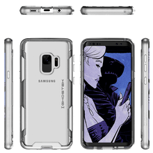 Cargar imagen en el visor de la galería, Galaxy S9 Clear Protective Case | Cloak 3 Series [Silver] 
