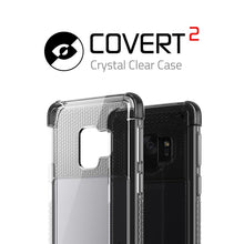 Cargar imagen en el visor de la galería, Galaxy S9 Clear Protective Case | Covert 2 Series [Black] 
