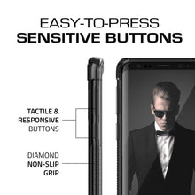 Cargar imagen en el visor de la galería, Galaxy S9 Clear Protective Case | Covert 2 Series [Black] 
