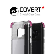 Cargar imagen en el visor de la galería, Galaxy S9 Clear Protective Case | Covert 2 Series [Pink] 
