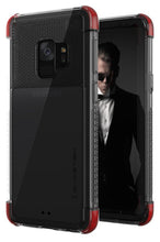 Cargar imagen en el visor de la galería, Galaxy S9 Clear Protective Case | Covert 2 Series [Red] (Color in image: Red)
