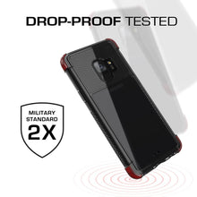 Cargar imagen en el visor de la galería, Galaxy S9 Clear Protective Case | Covert 2 Series [Red] 
