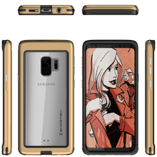 Cargar imagen en el visor de la galería, Galaxy S9 Rugged Heavy Duty Case | Atomic Slim Series [Gold] (Color in image: Black)
