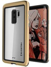 Cargar imagen en el visor de la galería, Galaxy S9+ Plus Rugged Heavy Duty Case | Atomic Slim Series [Gold] (Color in image: Gold)
