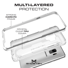 Cargar imagen en el visor de la galería, Galaxy S9+ Plus Clear Protective Case | Cloak 3 Series [Silver] 
