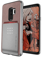 Cargar imagen en el visor de la galería, Galaxy S9+ Protective Wallet Case | Exec 2 Series [Pink] (Color in image: Pink)
