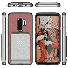 Cargar imagen en el visor de la galería, Galaxy S9+ Protective Wallet Case | Exec 2 Series [Pink] (Color in image: Black)
