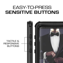 Cargar imagen en el visor de la galería, Galaxy S9+ Plus Rugged Waterproof Case | Nautical Series | [Black] 
