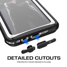 Cargar imagen en el visor de la galería, Galaxy S9+ Plus Rugged Waterproof Case | Nautical Series | [White] 

