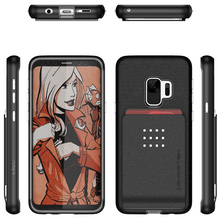Cargar imagen en el visor de la galería, Galaxy S9 Protective Wallet Case | Exec 2 Series [Black] (Color in image: Brown)
