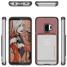 Cargar imagen en el visor de la galería, Galaxy S9 Protective Wallet Case | Exec 2 Series [Pink] (Color in image: Black)
