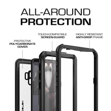 Cargar imagen en el visor de la galería, Galaxy S9 Rugged Waterproof Case | Nautical Series [Black] 
