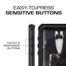 Cargar imagen en el visor de la galería, Galaxy S9 Rugged Waterproof Case | Nautical Series [Black] 
