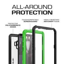 Cargar imagen en el visor de la galería, Galaxy S9 Rugged Waterproof Case | Nautical Series [Green] 
