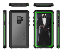 Cargar imagen en el visor de la galería, Galaxy S9 Rugged Waterproof Case | Nautical Series [Green] (Color in image: Red)
