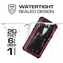 Load image into Gallery viewer, Galaxy S9 Rugged Waterproof Case | Nautical Series [Red] (Color in image: Black)
