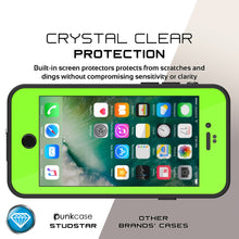 Load image into Gallery viewer, iPhone 7 Waterproof IP68 Case, Punkcase [Light Green] [StudStar Series] [Slim Fit] [Dirt/Snow Proof] (Color in image: purple)
