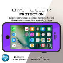 Cargar imagen en el visor de la galería, iPhone SE (4.7&quot;) Waterproof Case, Punkcase [Purple] [StudStar Series] [Slim Fit][IP68 Certified]  [Dirtproof] [Snowproof] (Color in image: light green)
