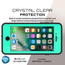 Cargar imagen en el visor de la galería, iPhone 8+ Plus Waterproof Case, Punkcase [StudStar Series] [Teal] [Slim Fit] Shockproof] [Dirtproof] [Snowproof] Armor Cover (Color in image: purple)
